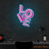 Love is all you need Neon Sign x Acrylic Artwork